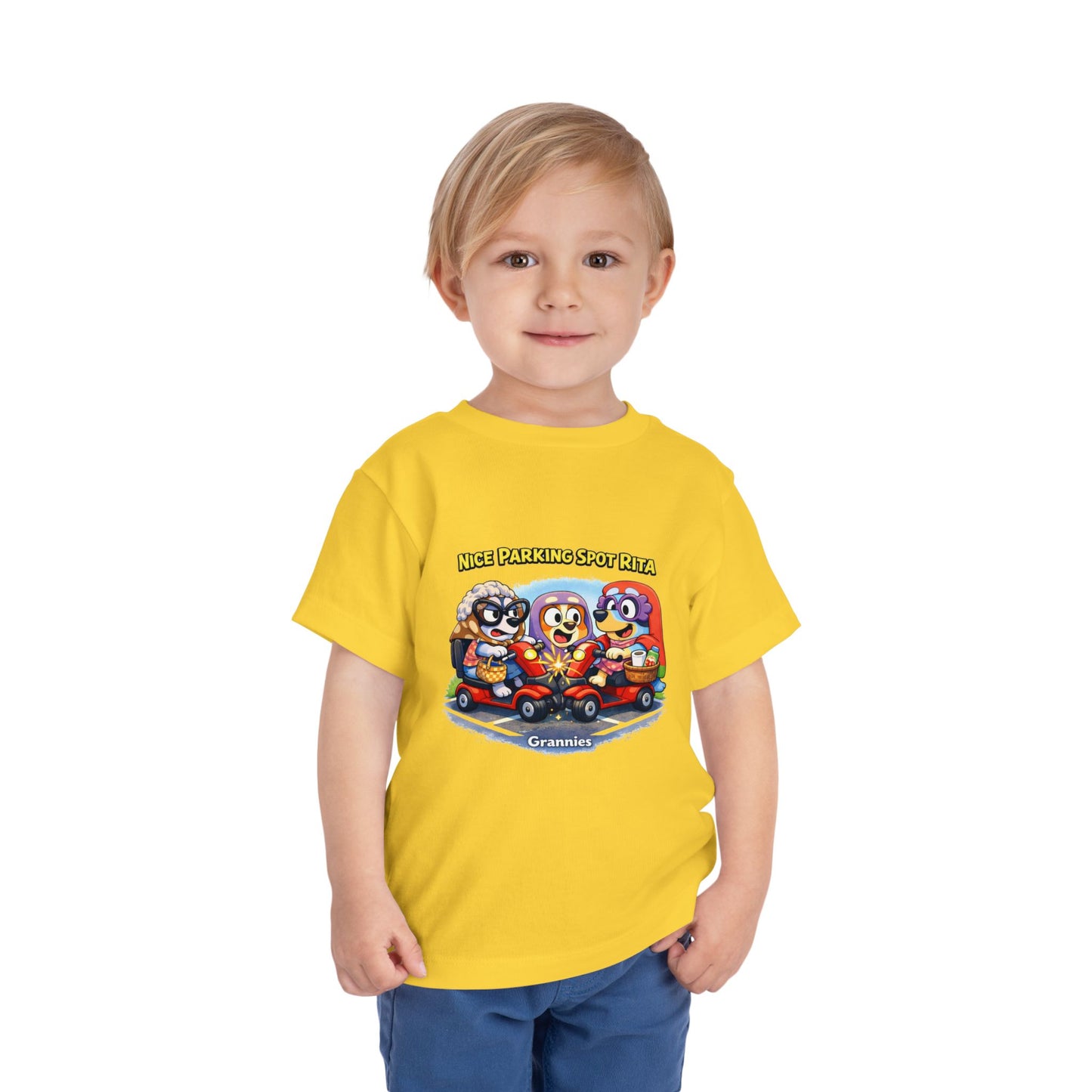 ‘Nice Parking Spot Rita' Toddler Tee
