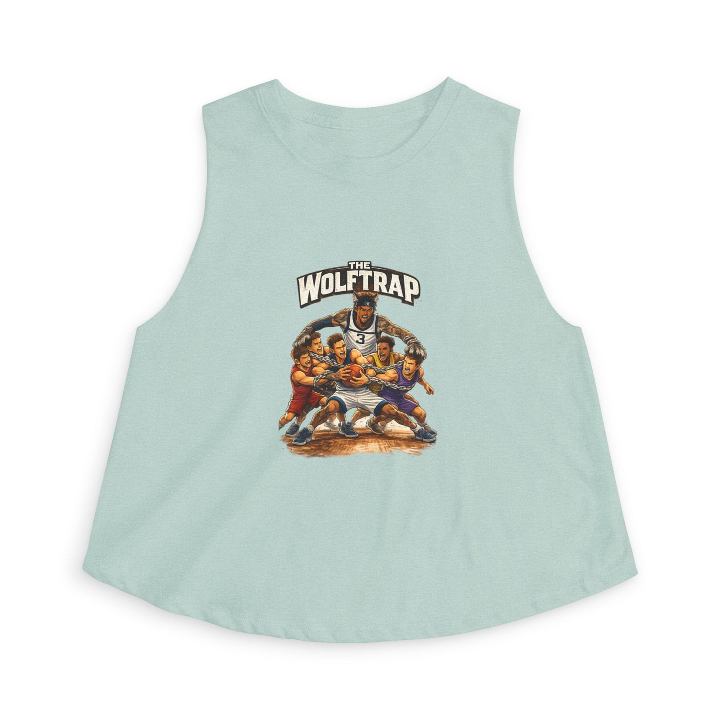 ‘The Wolftrap’  Women's Crop Top Tank