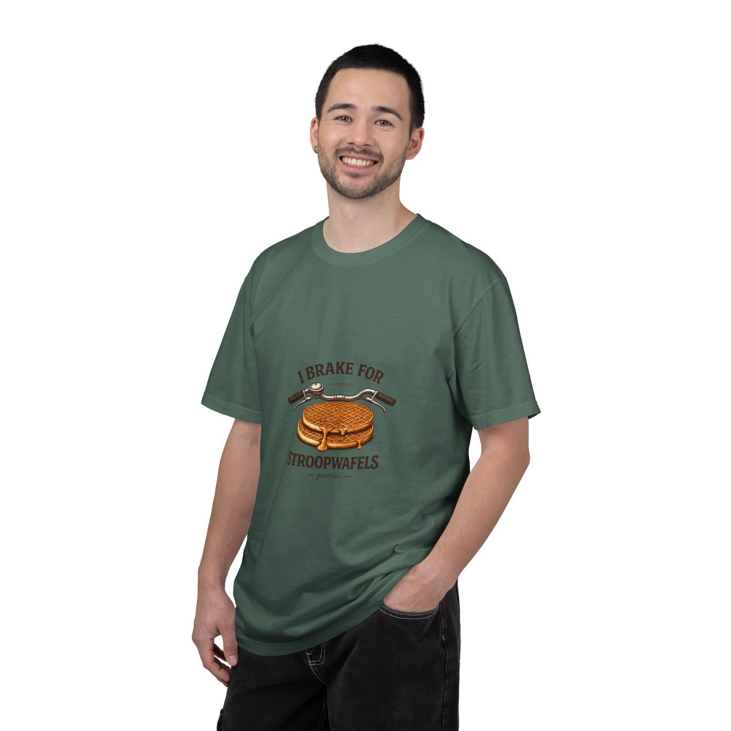 ‘I Brake for Stroopwafels’ Retro Tee