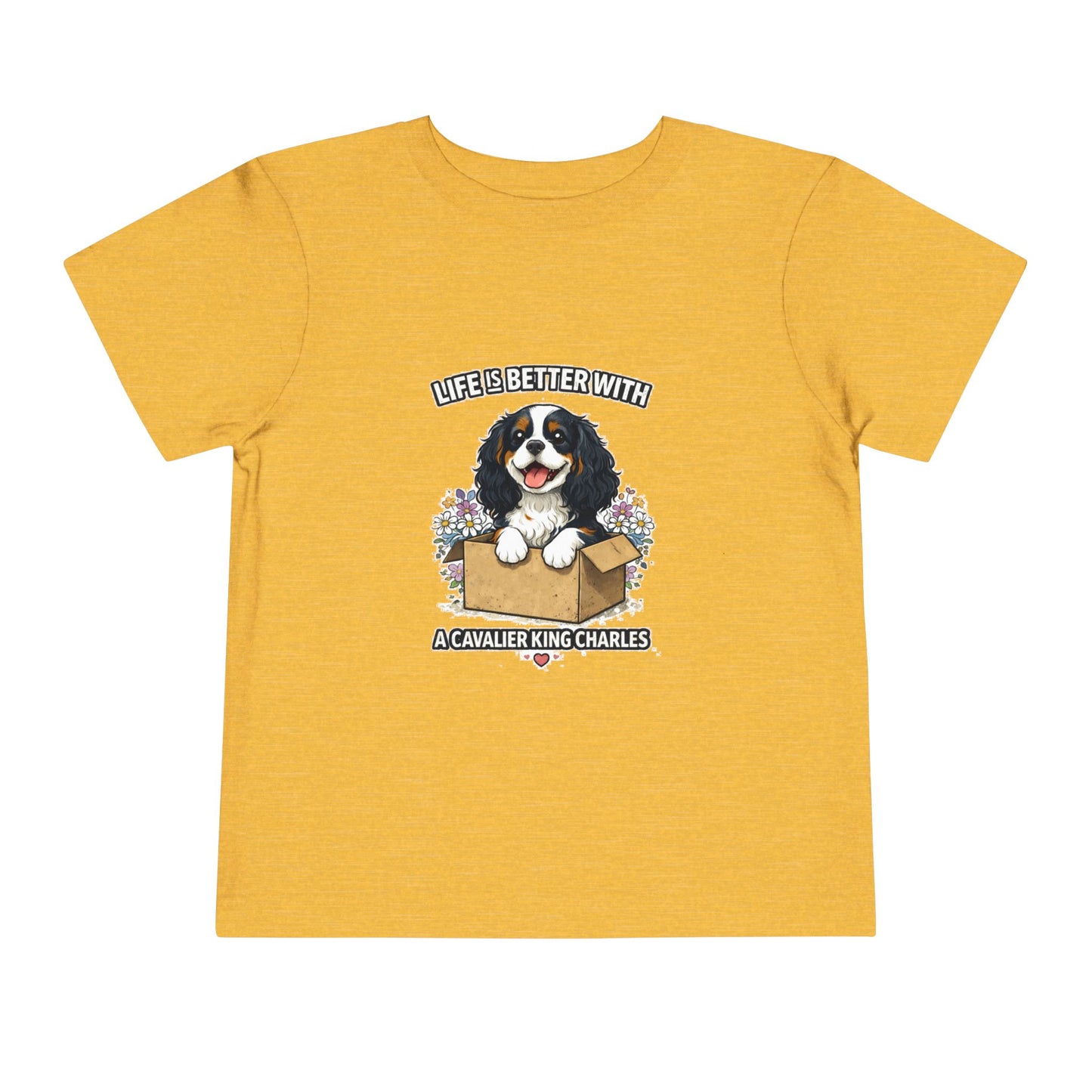 ‘Life’s Better With a Cavalier King Charles’ Toddler Tee