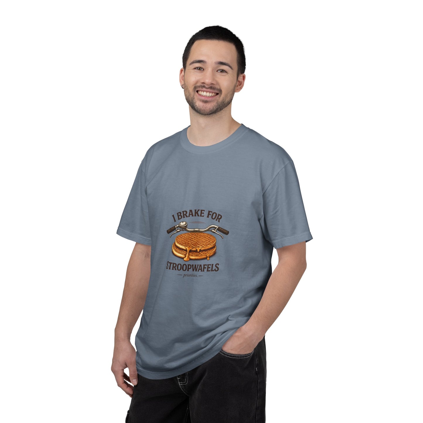 ‘I Brake for Stroopwafels’ Retro Tee
