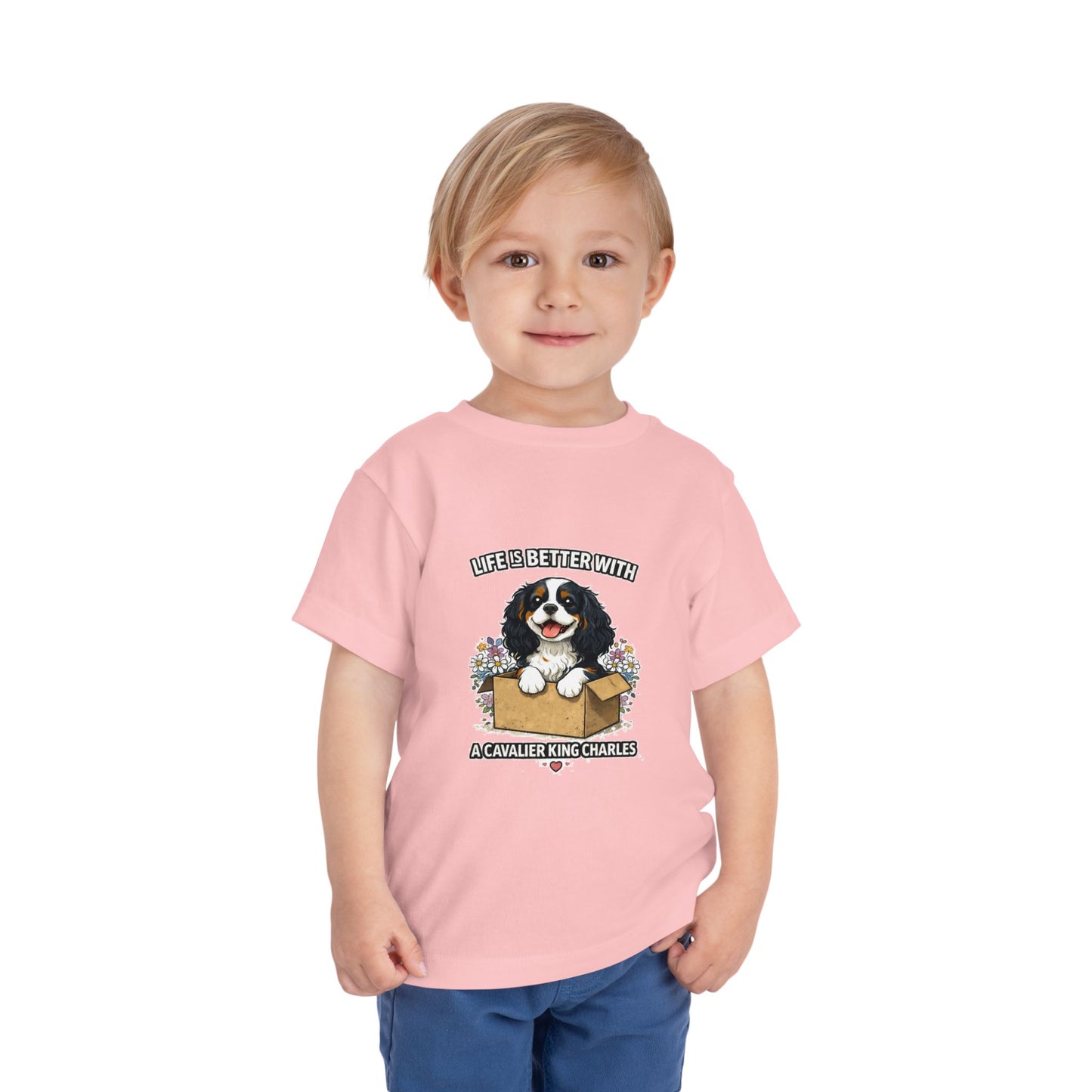 ‘Life’s Better With a Cavalier King Charles’ Toddler Tee