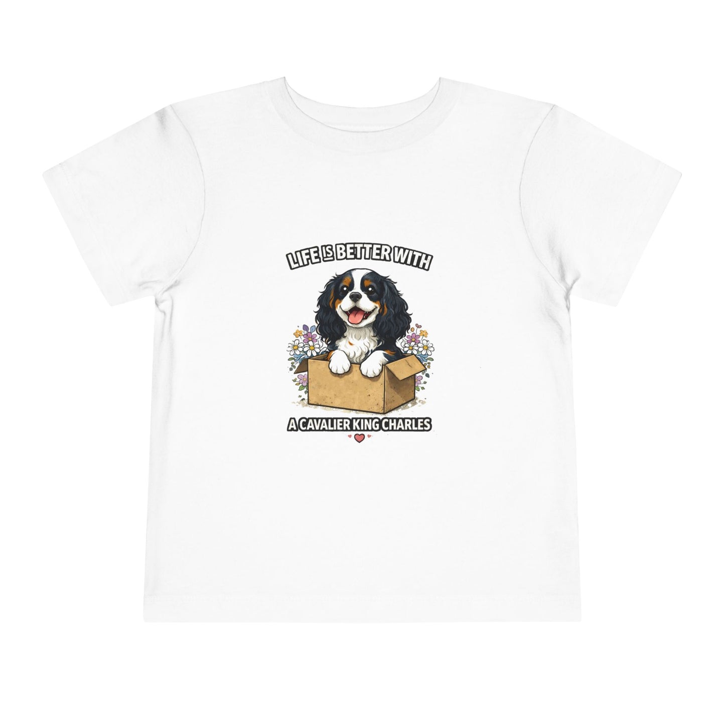 ‘Life’s Better With a Cavalier King Charles’ Toddler Tee