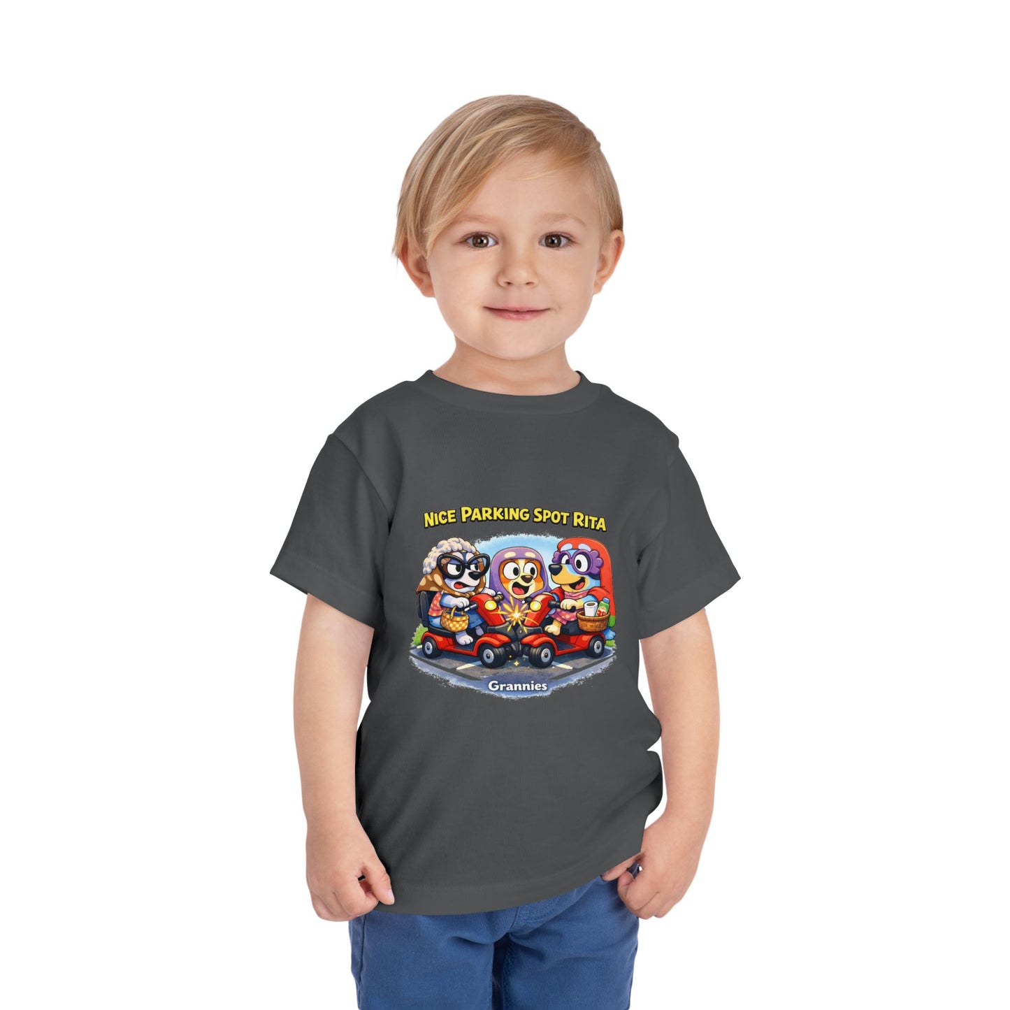 ‘Nice Parking Spot Rita' Toddler Tee