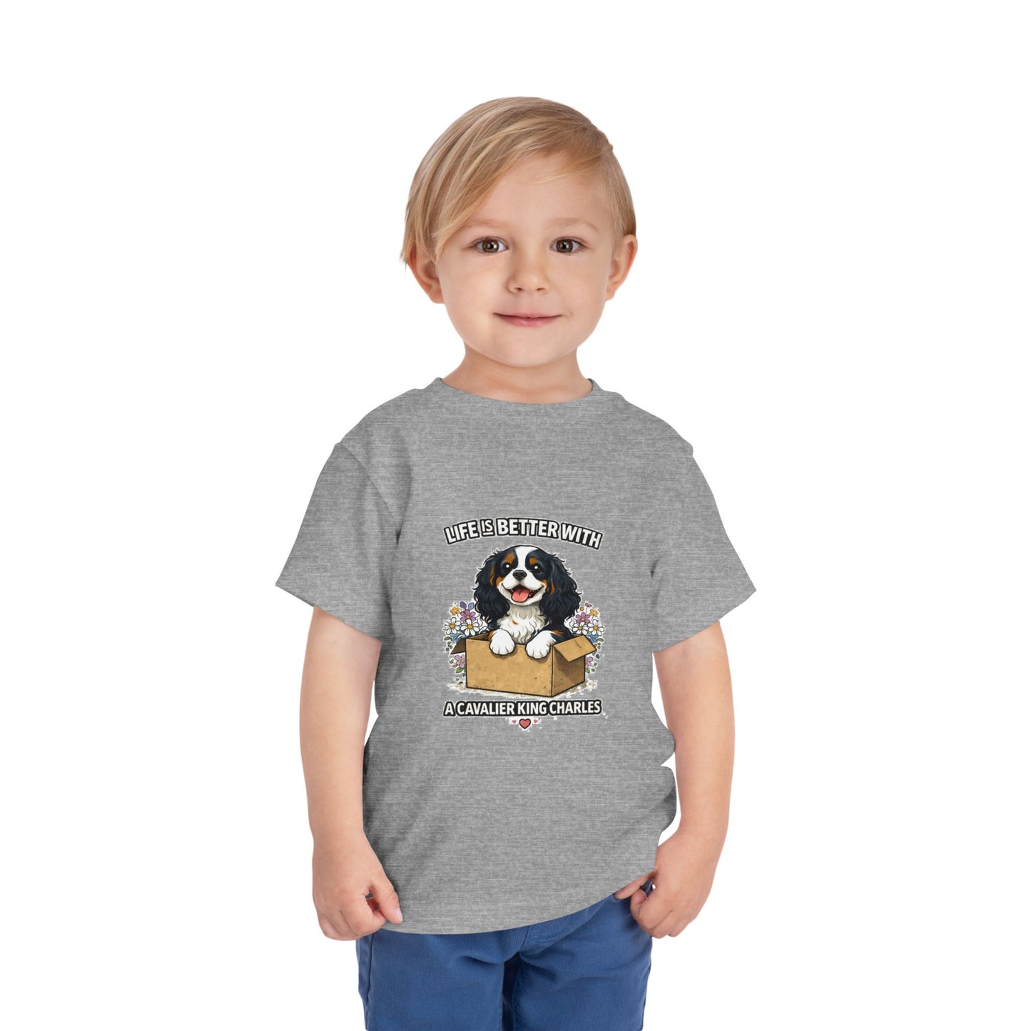 ‘Life’s Better With a Cavalier King Charles’ Toddler Tee
