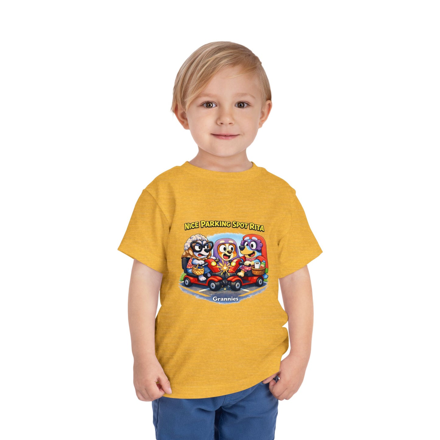 ‘Nice Parking Spot Rita' Toddler Tee