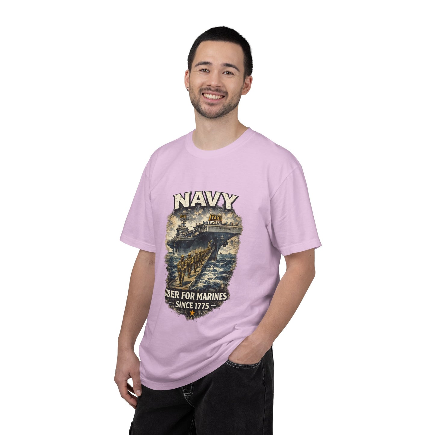 Navy 'Uber for Marines' Graphic Tee