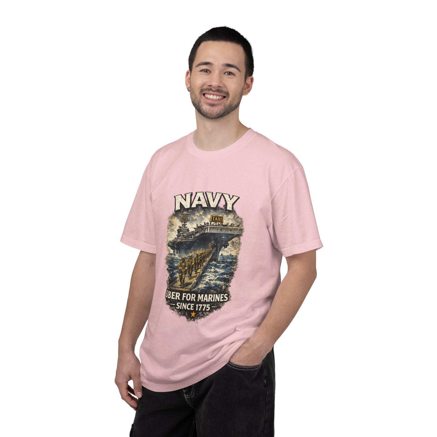 Navy 'Uber for Marines' Graphic Tee