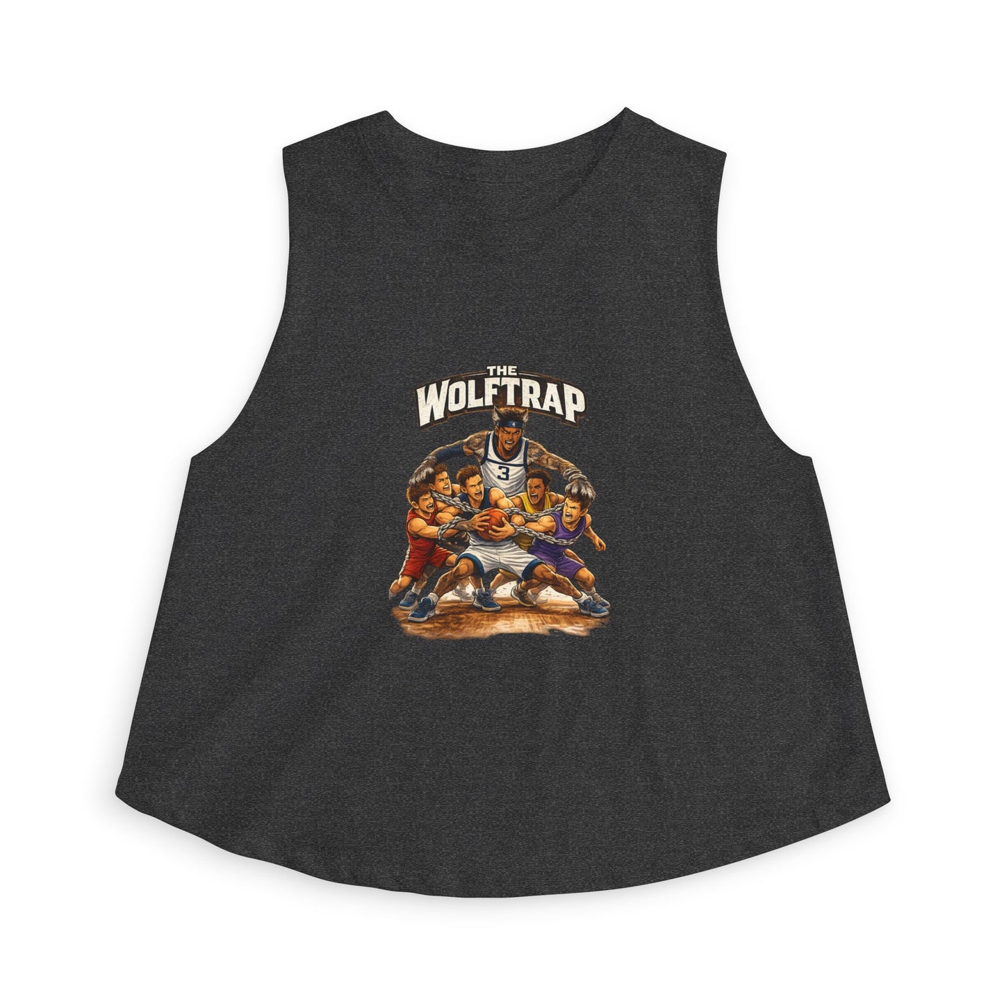 ‘The Wolftrap’  Women's Crop Top Tank