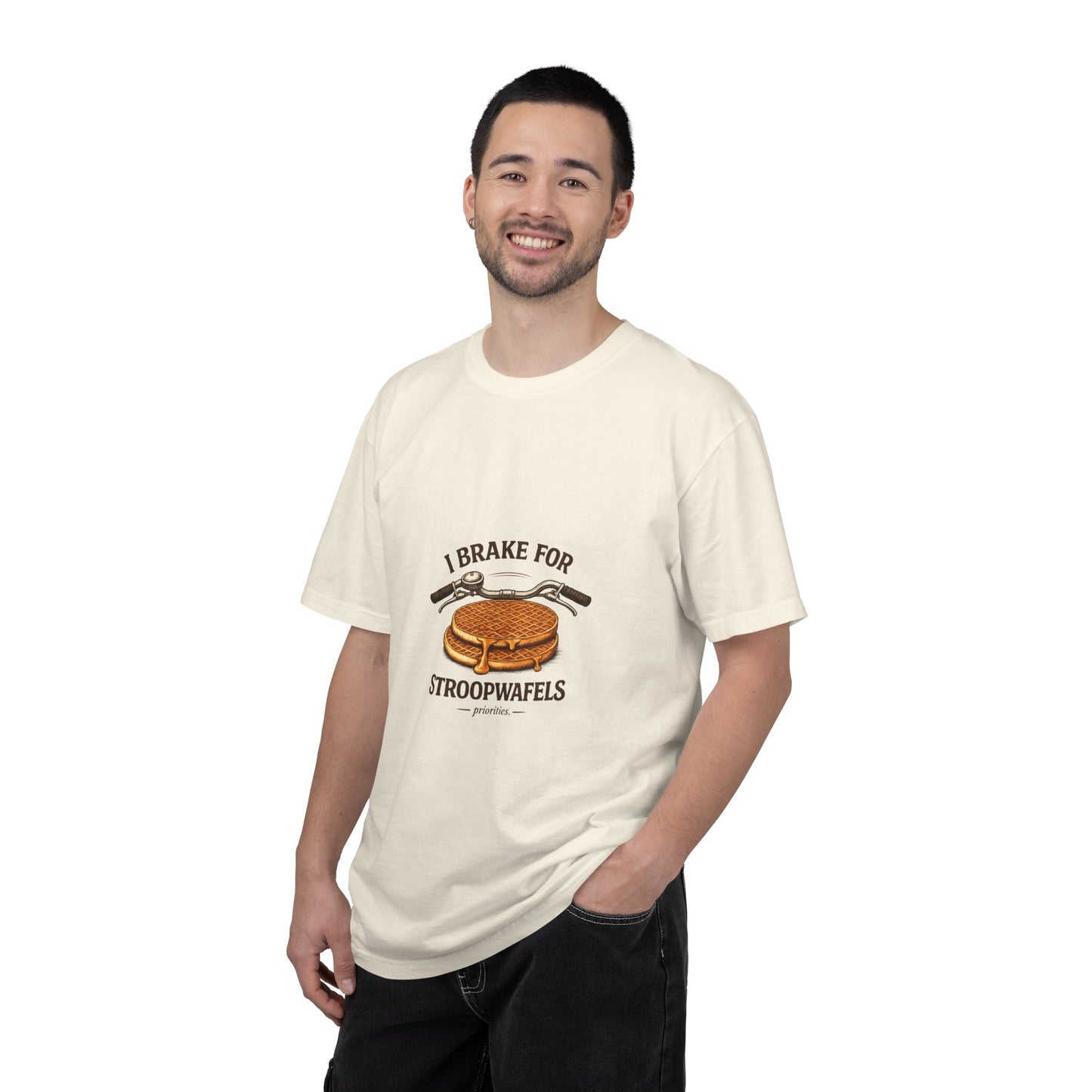 ‘I Brake for Stroopwafels’ Retro Tee