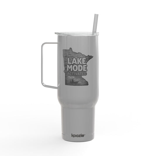 ‘Lake Mode Activated’ Engraved Travel Mug