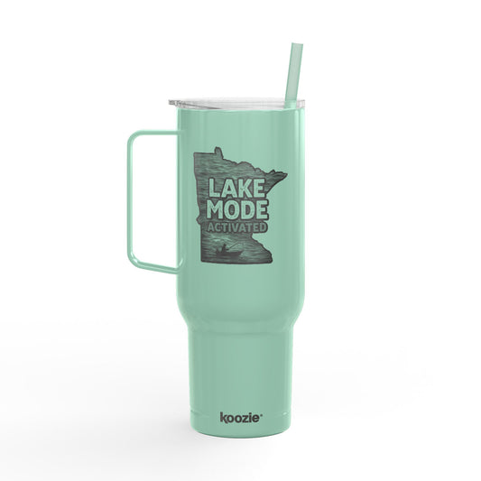 ‘Lake Mode Activated’ Engraved Travel Mug