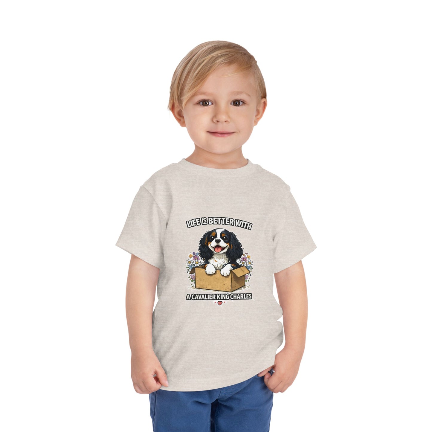 ‘Life’s Better With a Cavalier King Charles’ Toddler Tee