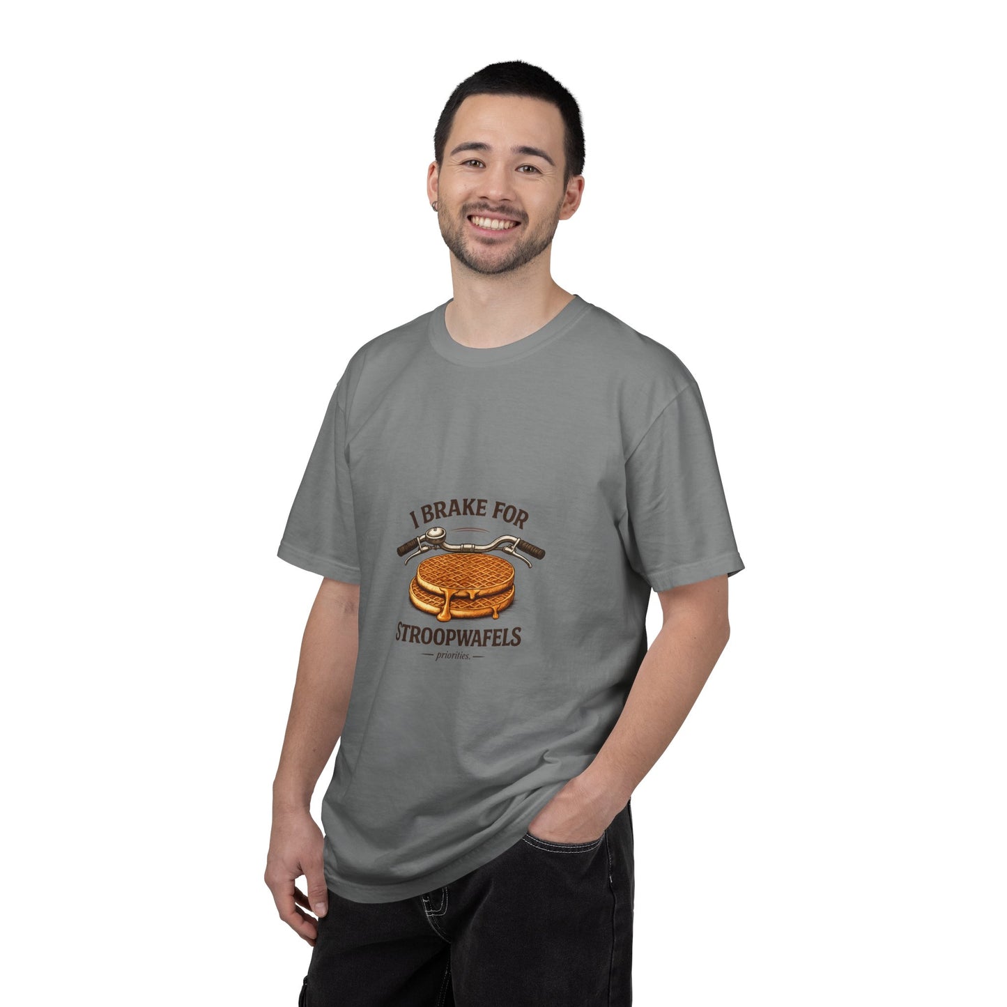 ‘I Brake for Stroopwafels’ Retro Tee