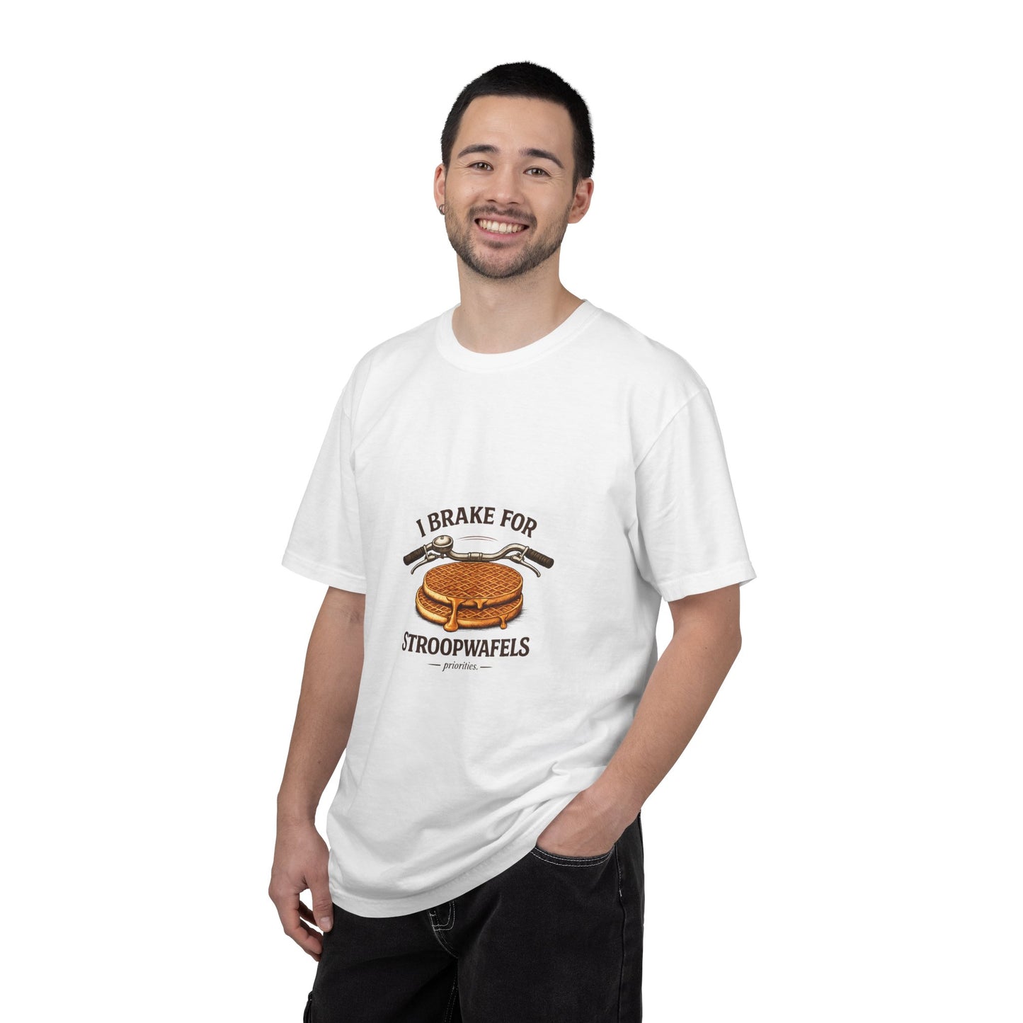 ‘I Brake for Stroopwafels’ Retro Tee
