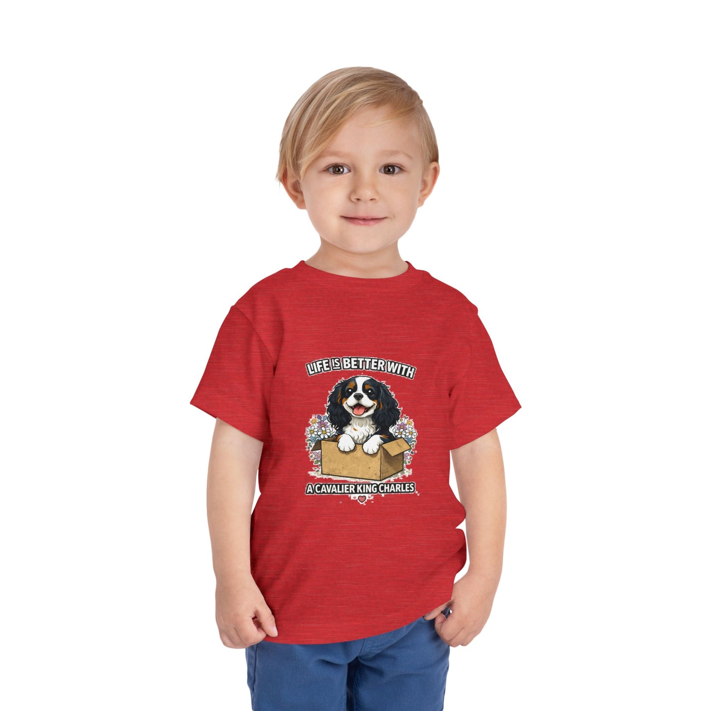 ‘Life’s Better With a Cavalier King Charles’ Toddler Tee
