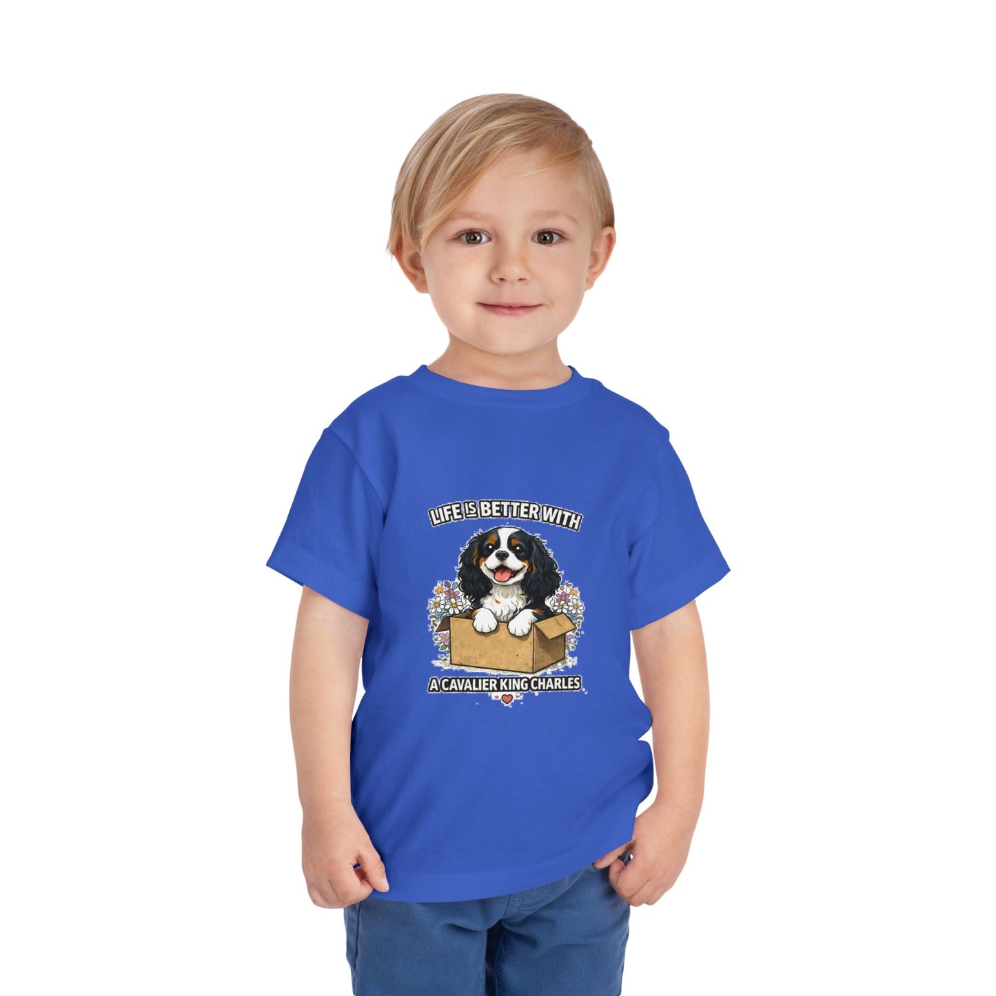‘Life’s Better With a Cavalier King Charles’ Toddler Tee