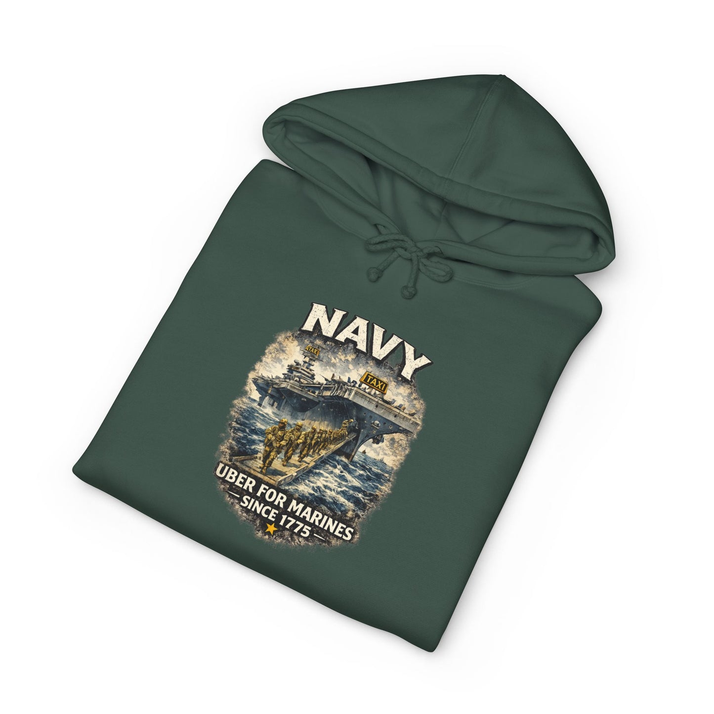 Retro Navy ‘Uber for Marines’ Hoodie