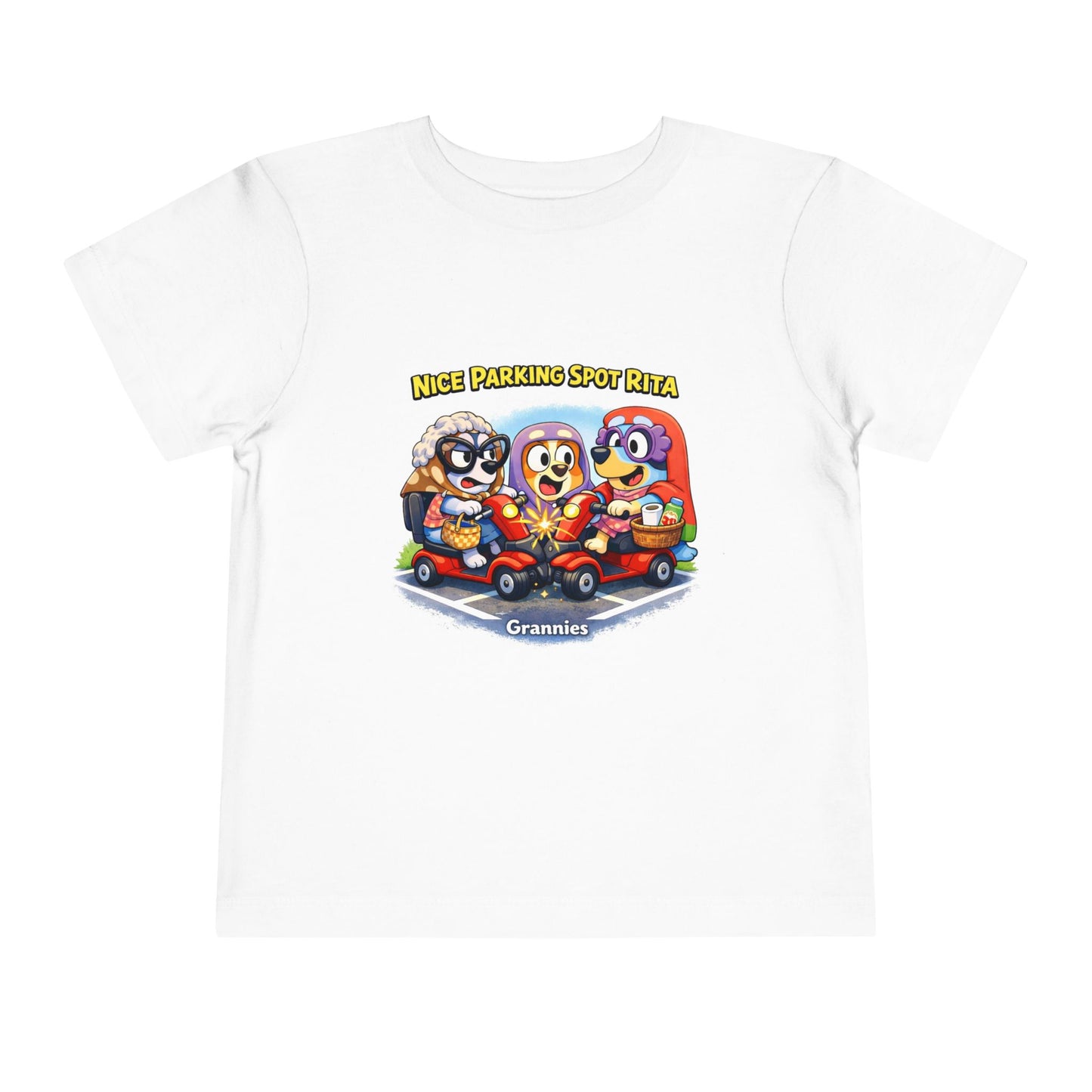 ‘Nice Parking Spot Rita' Toddler Tee