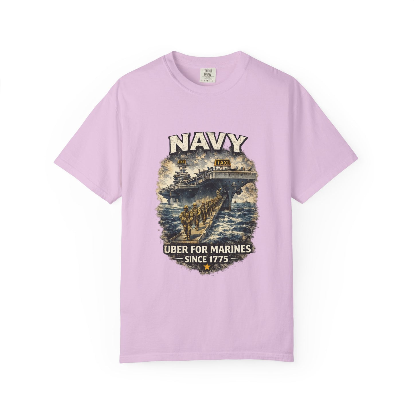 Navy 'Uber for Marines' Graphic Tee