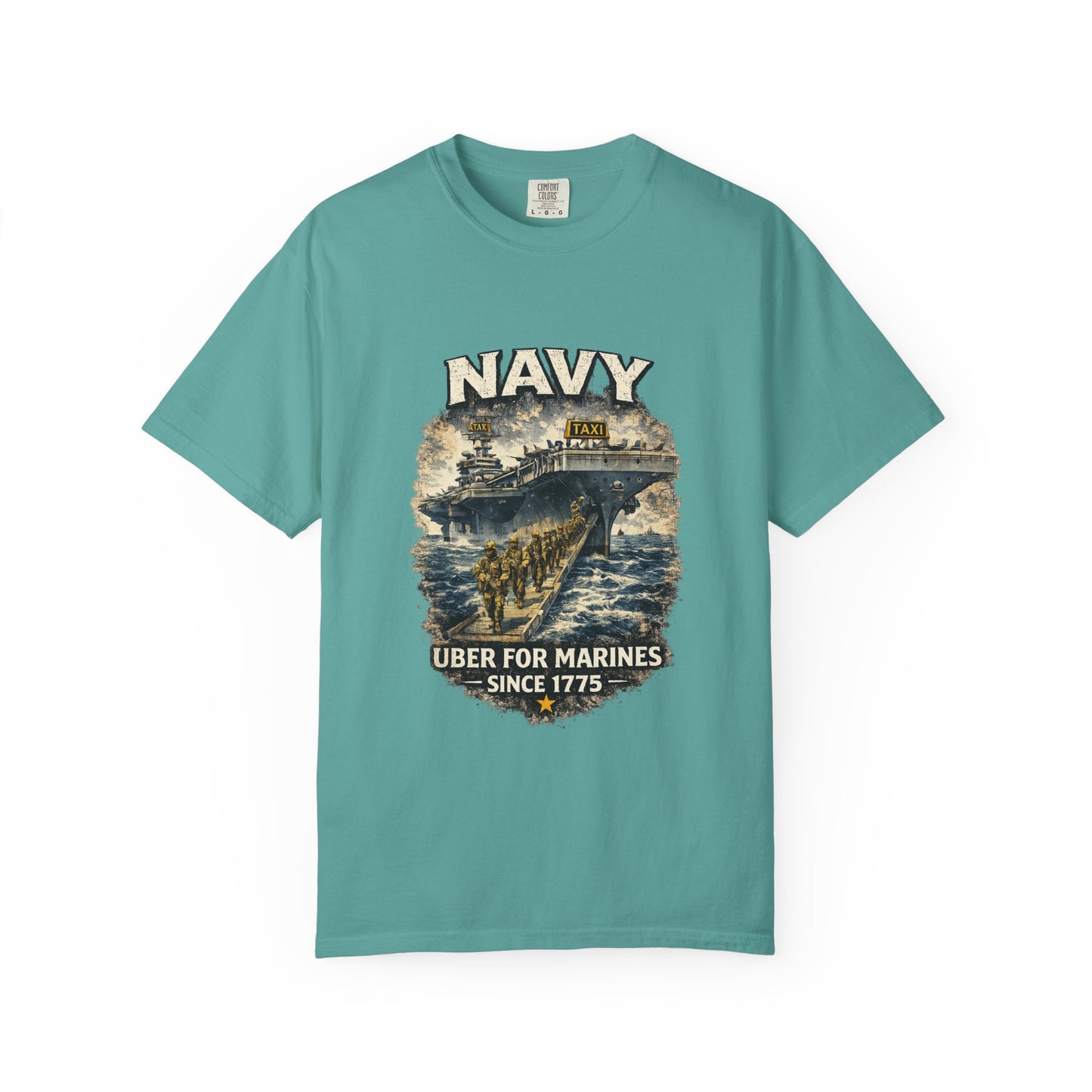 Navy 'Uber for Marines' Graphic Tee
