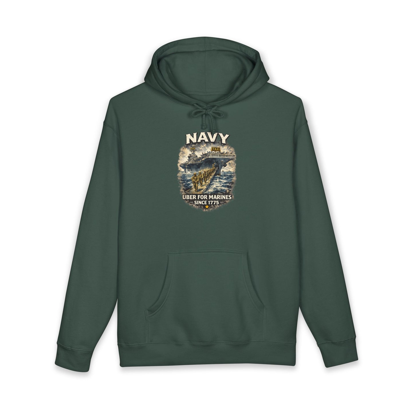 Retro Navy ‘Uber for Marines’ Hoodie