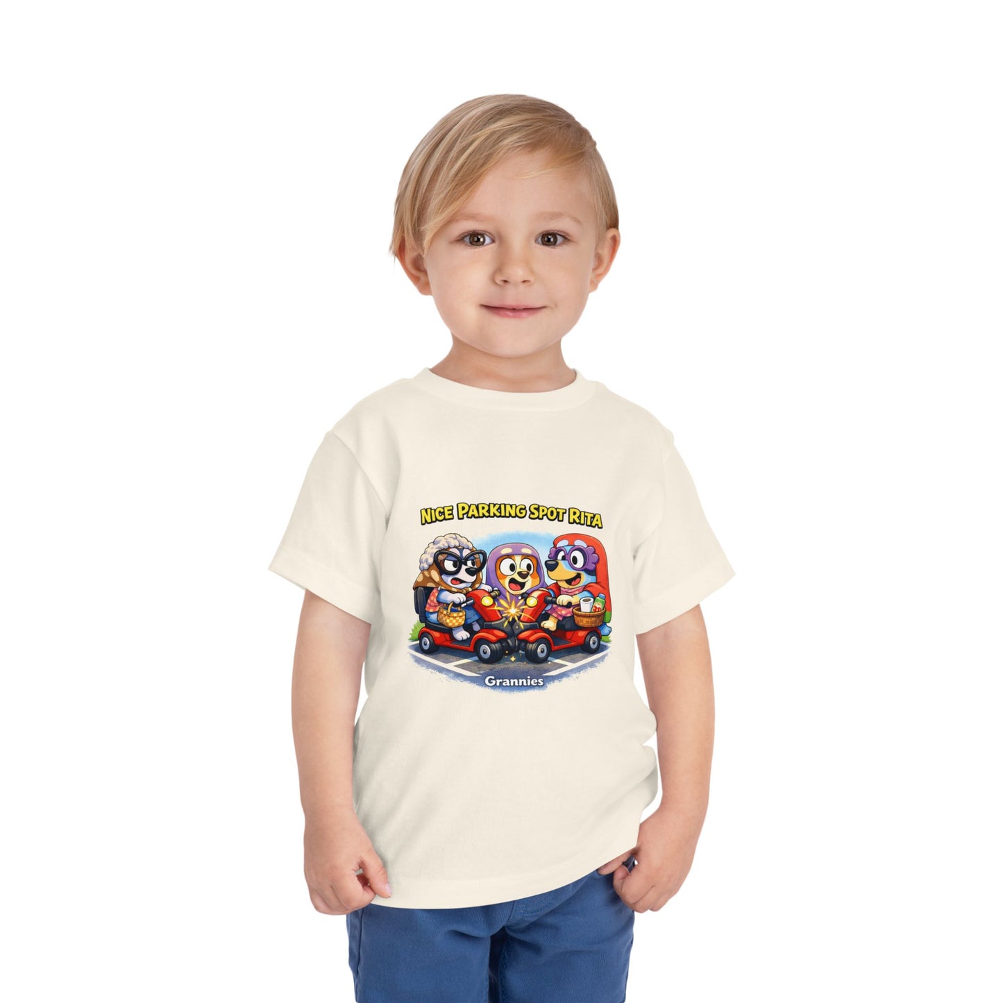 ‘Nice Parking Spot Rita' Toddler Tee
