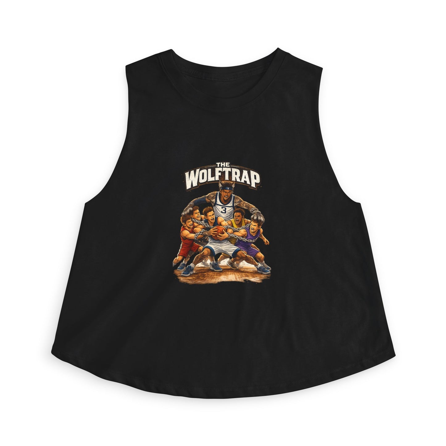 ‘The Wolftrap’  Women's Crop Top Tank