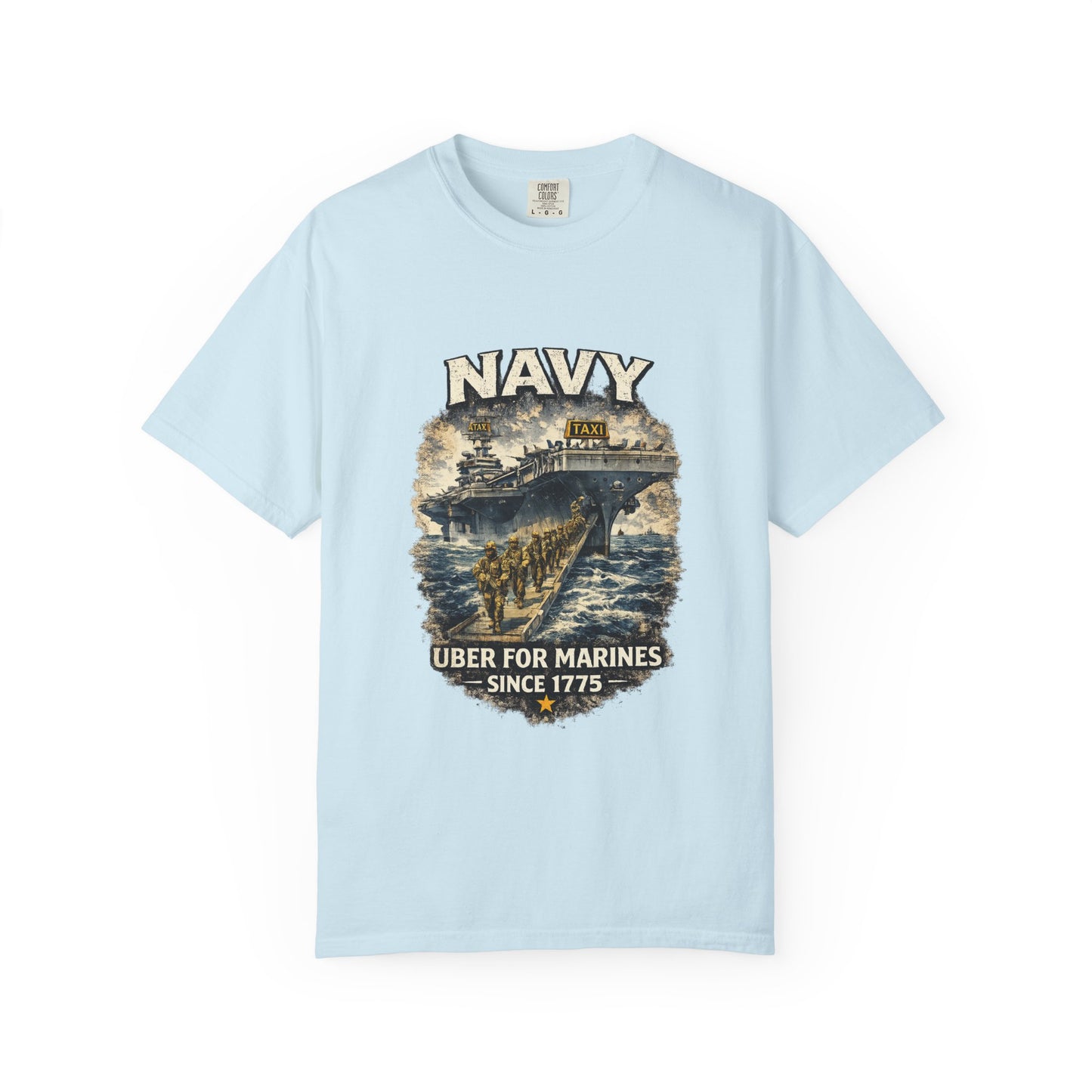 Navy 'Uber for Marines' Graphic Tee
