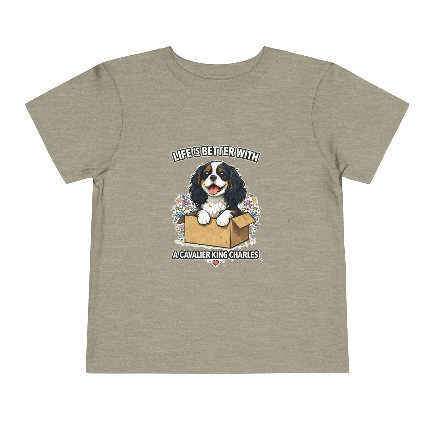 ‘Life’s Better With a Cavalier King Charles’ Toddler Tee