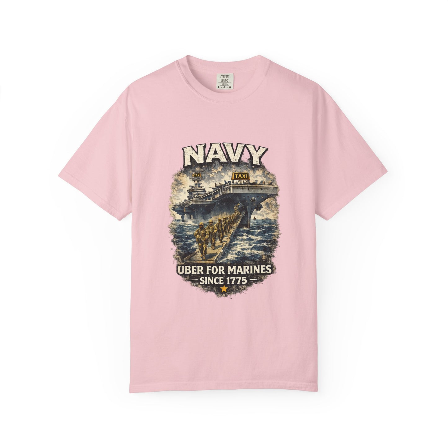 Navy 'Uber for Marines' Graphic Tee
