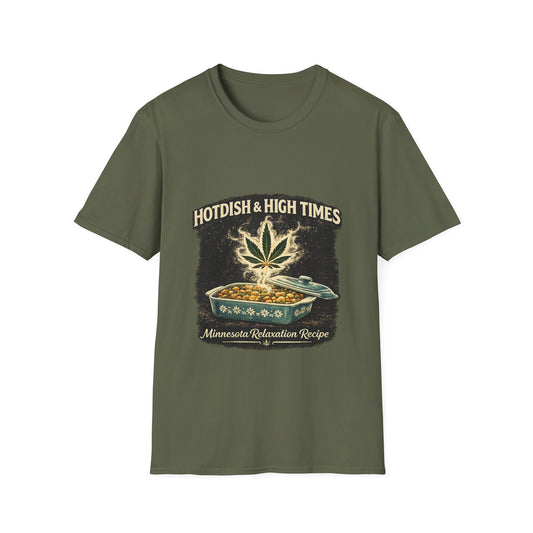 ‘Hotdish & High Times’ Retro Tee