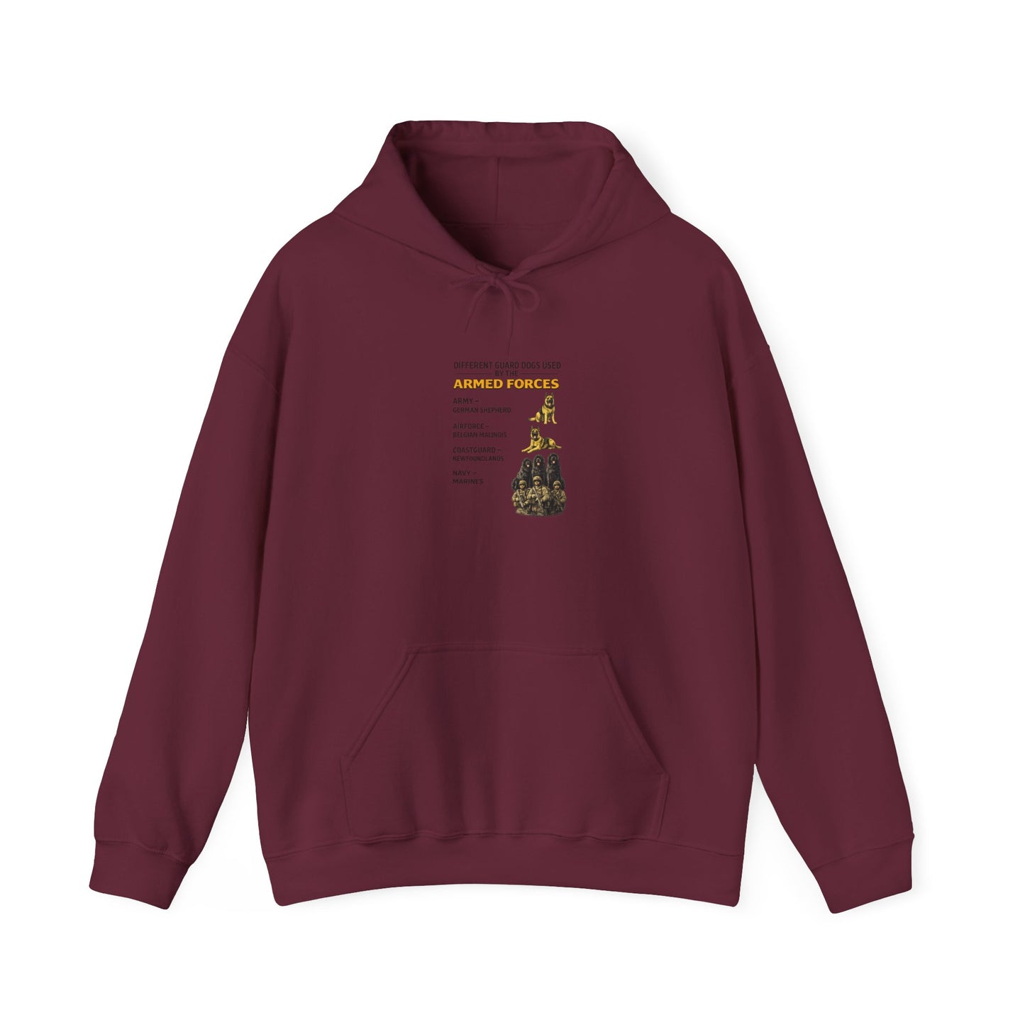 Military Working Dog Humor Hoodie