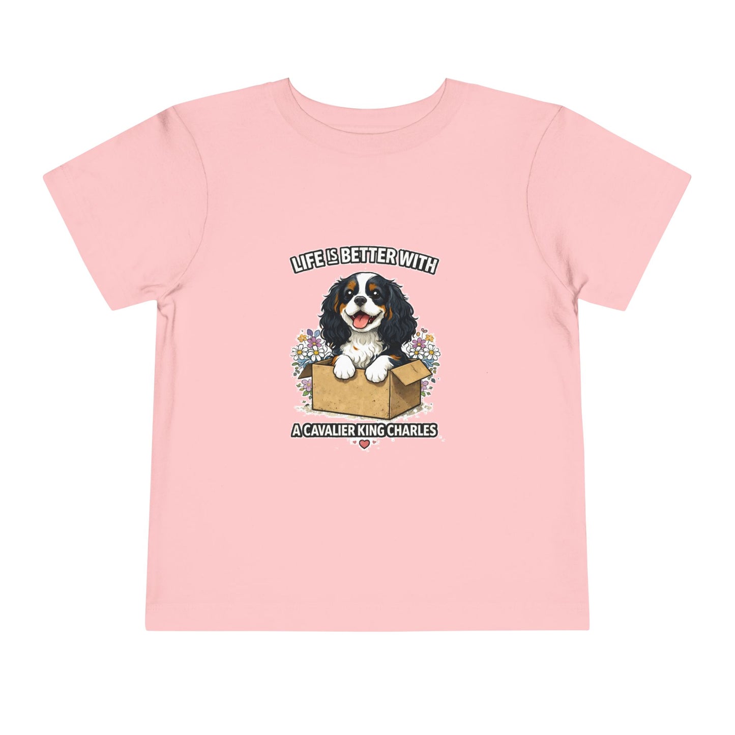 ‘Life’s Better With a Cavalier King Charles’ Toddler Tee
