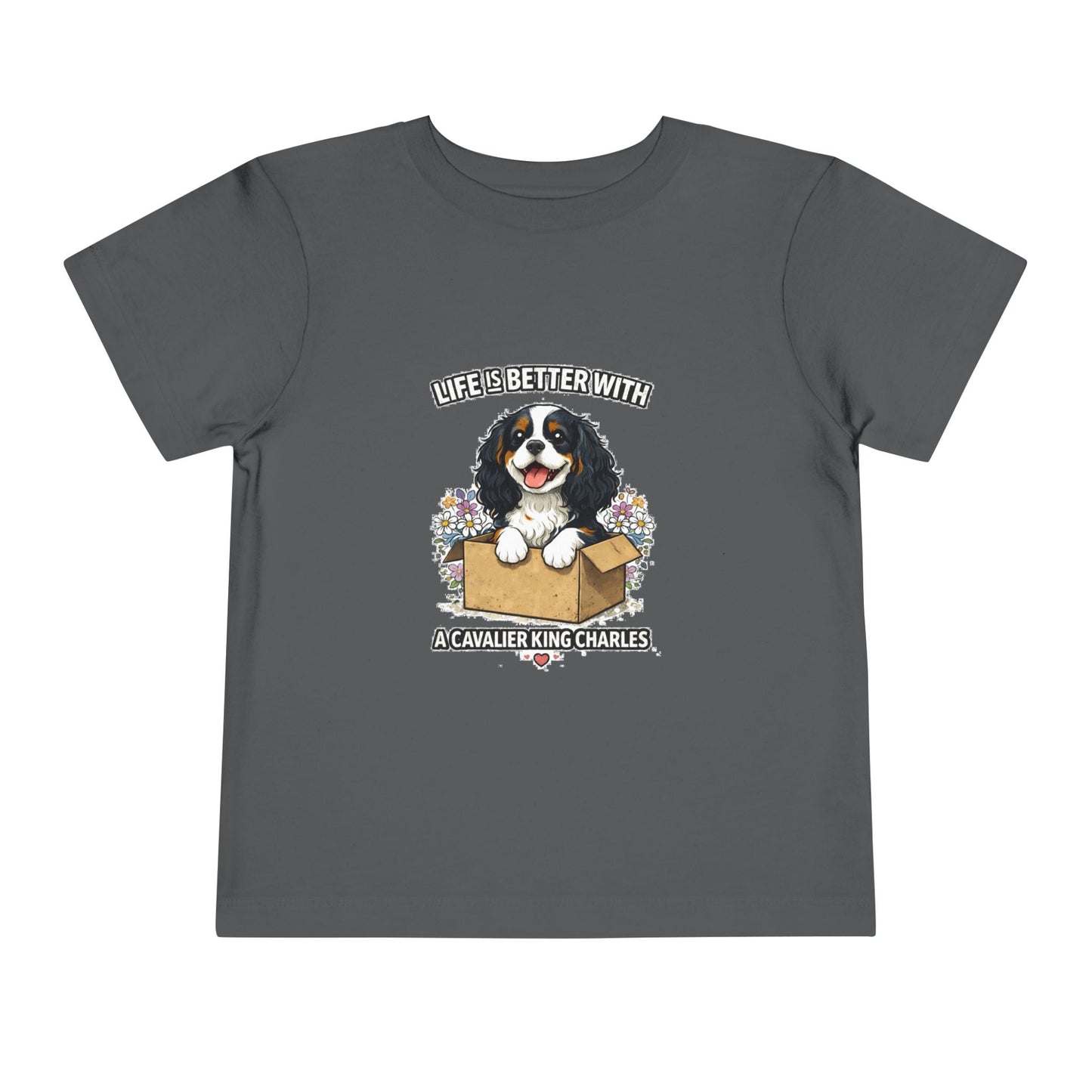 ‘Life’s Better With a Cavalier King Charles’ Toddler Tee