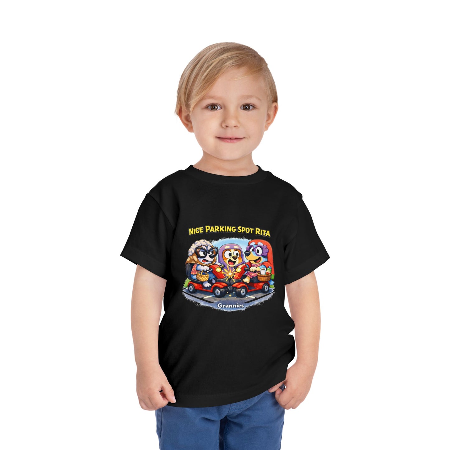 ‘Nice Parking Spot Rita' Toddler Tee