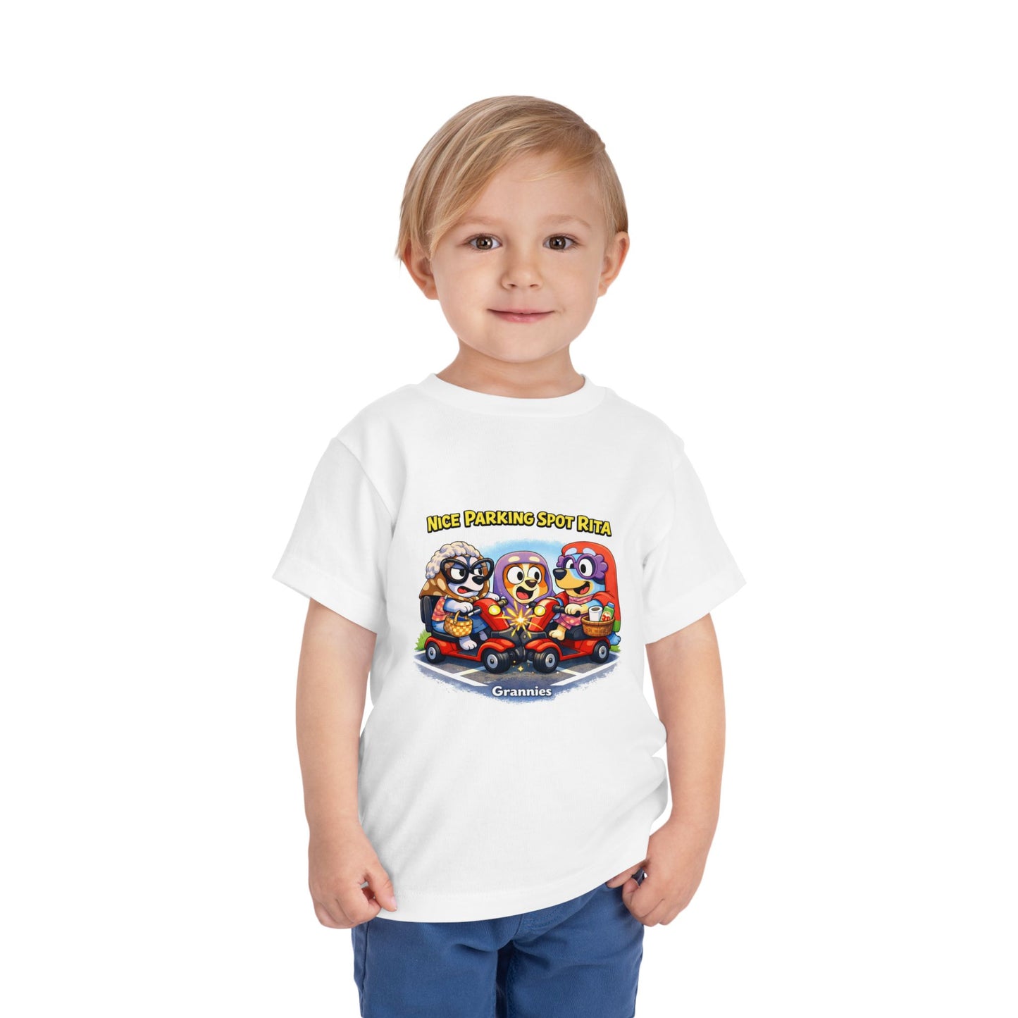 ‘Nice Parking Spot Rita' Toddler Tee