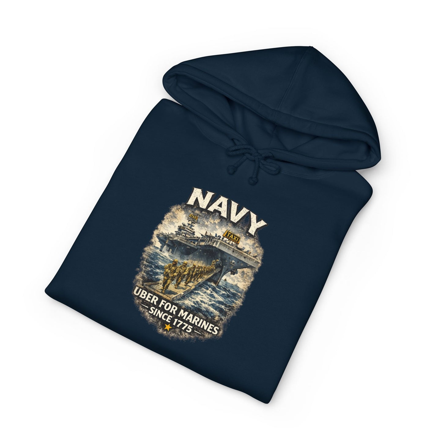Retro Navy ‘Uber for Marines’ Hoodie