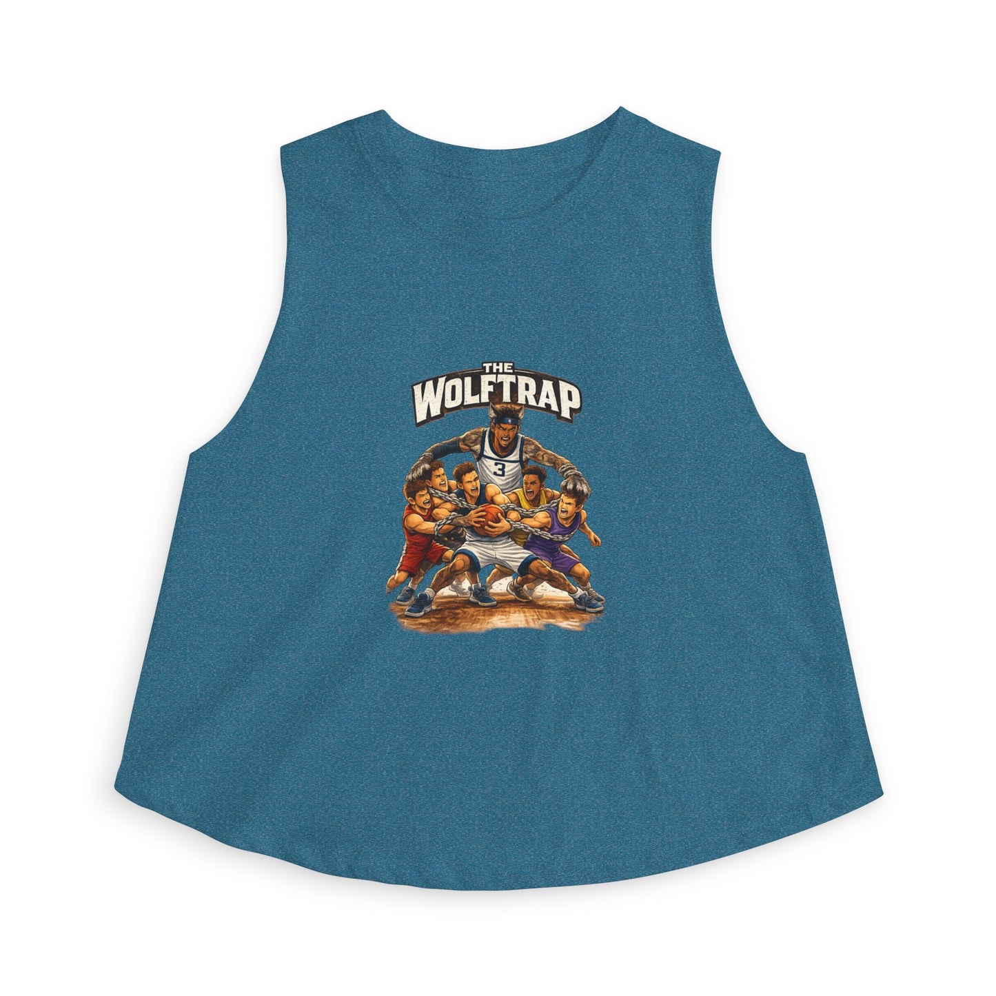 ‘The Wolftrap’  Women's Crop Top Tank