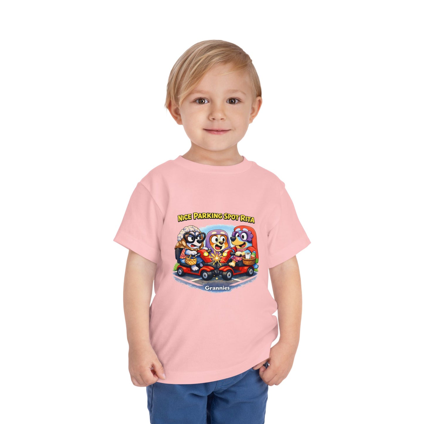‘Nice Parking Spot Rita' Toddler Tee