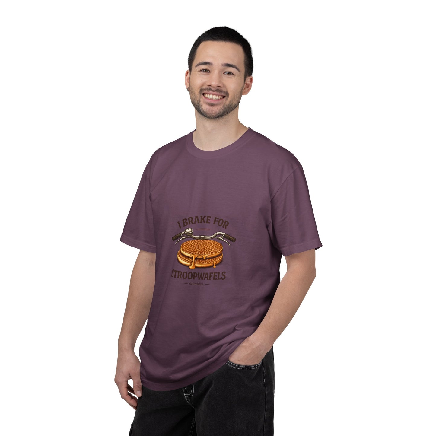 ‘I Brake for Stroopwafels’ Retro Tee