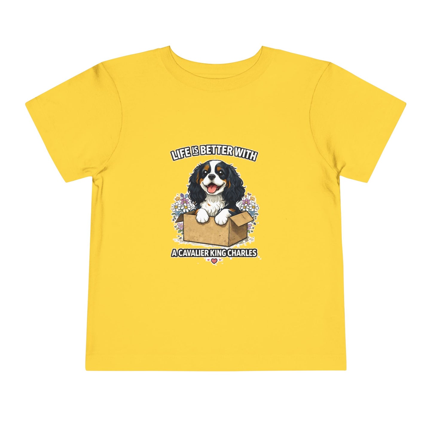 ‘Life’s Better With a Cavalier King Charles’ Toddler Tee