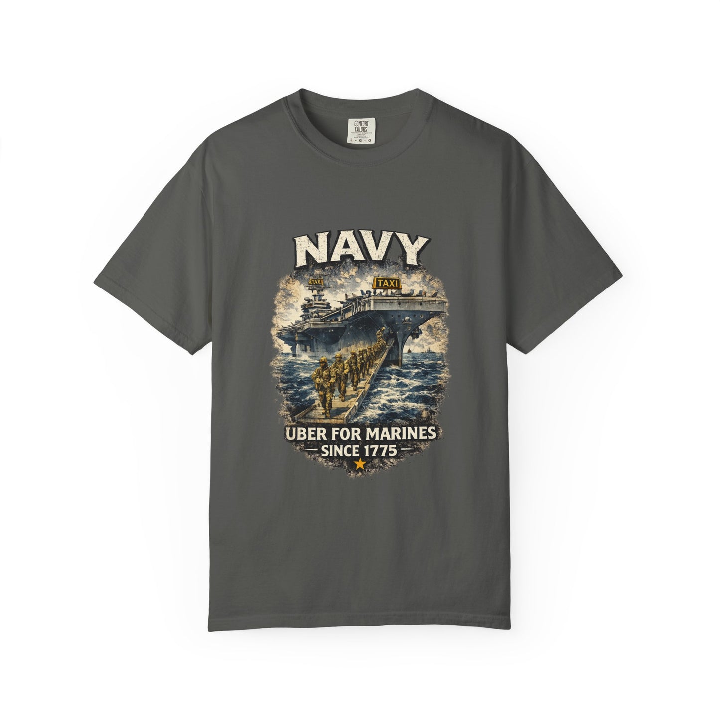Navy 'Uber for Marines' Graphic Tee
