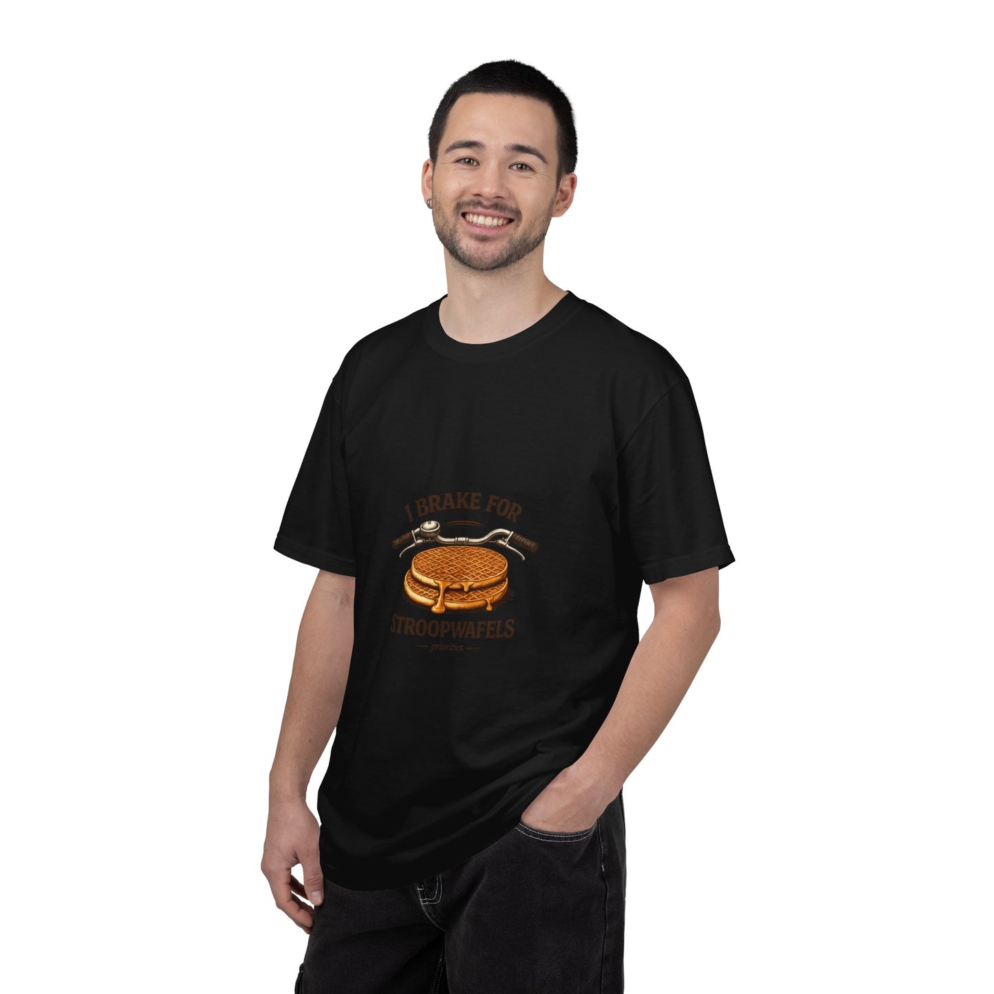 ‘I Brake for Stroopwafels’ Retro Tee