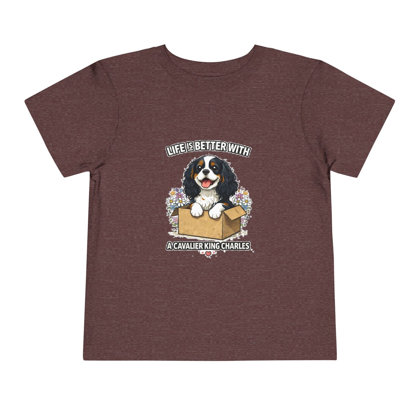 ‘Life’s Better With a Cavalier King Charles’ Toddler Tee