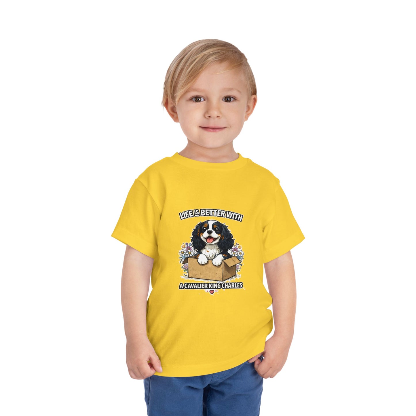 ‘Life’s Better With a Cavalier King Charles’ Toddler Tee