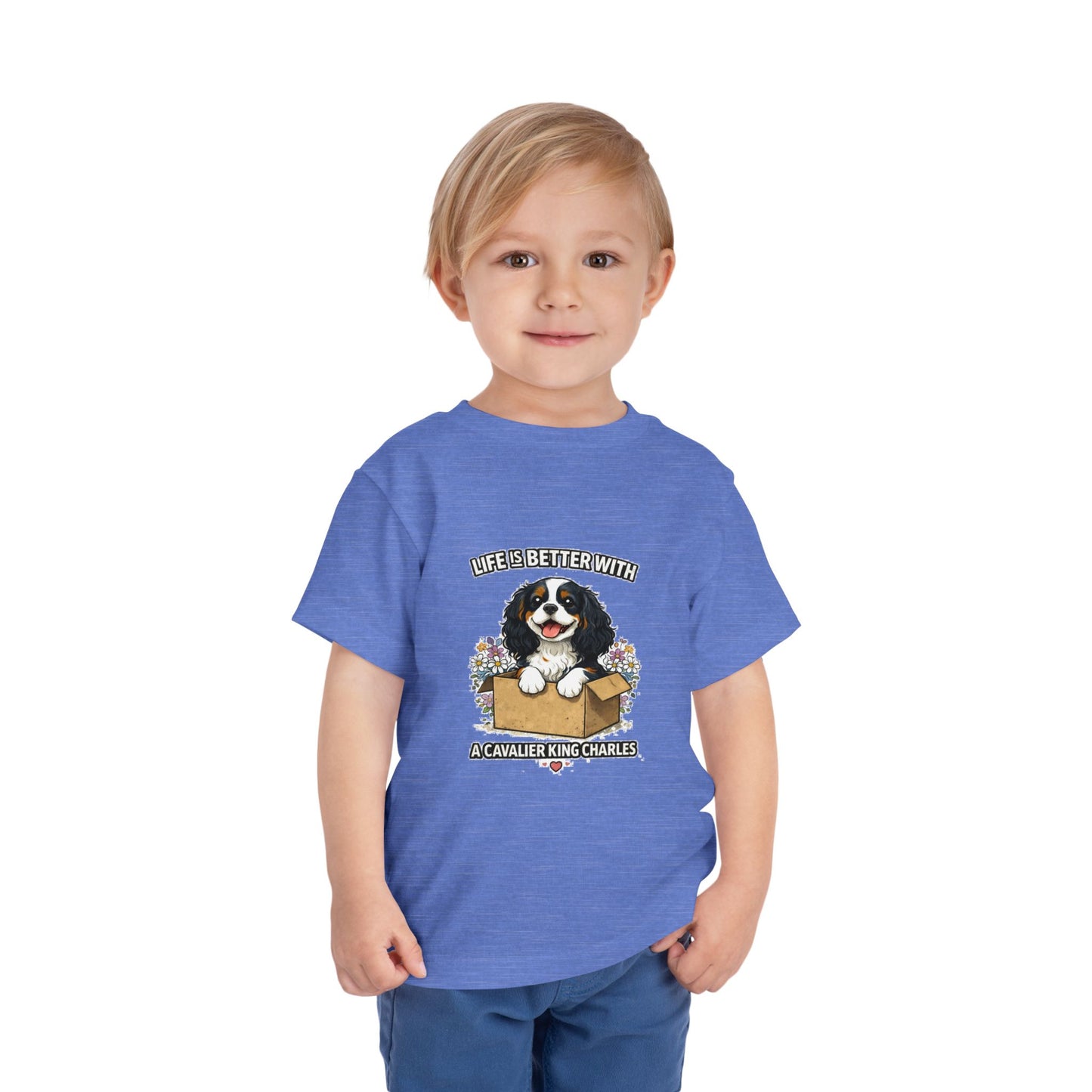 ‘Life’s Better With a Cavalier King Charles’ Toddler Tee