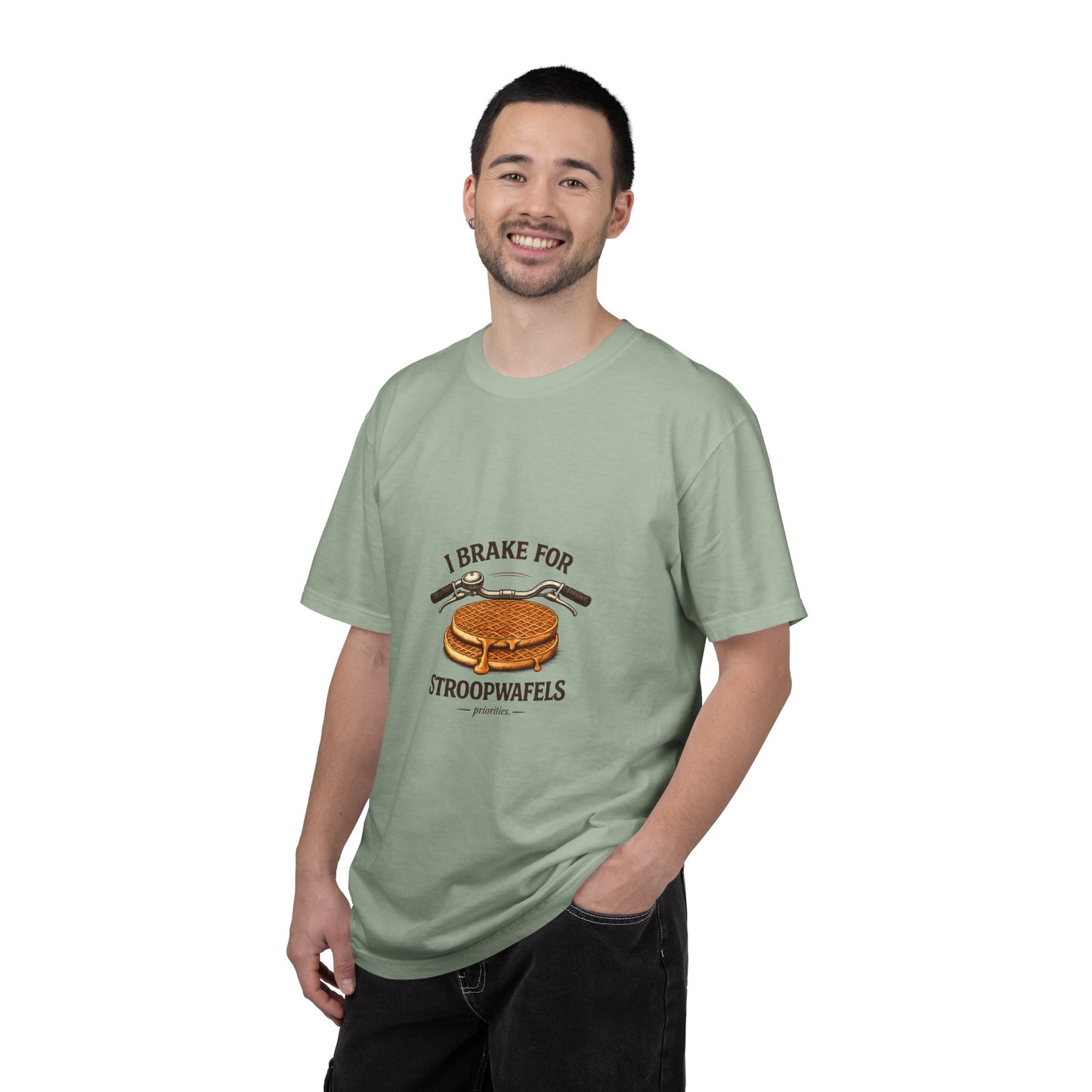 ‘I Brake for Stroopwafels’ Retro Tee