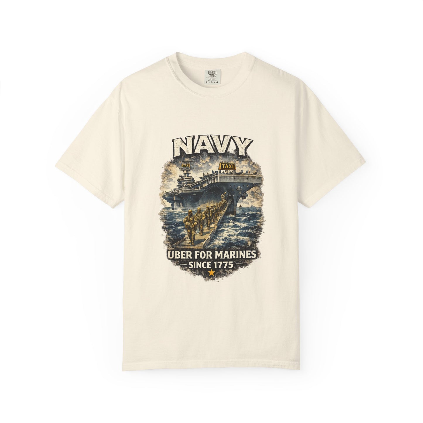 Navy 'Uber for Marines' Graphic Tee