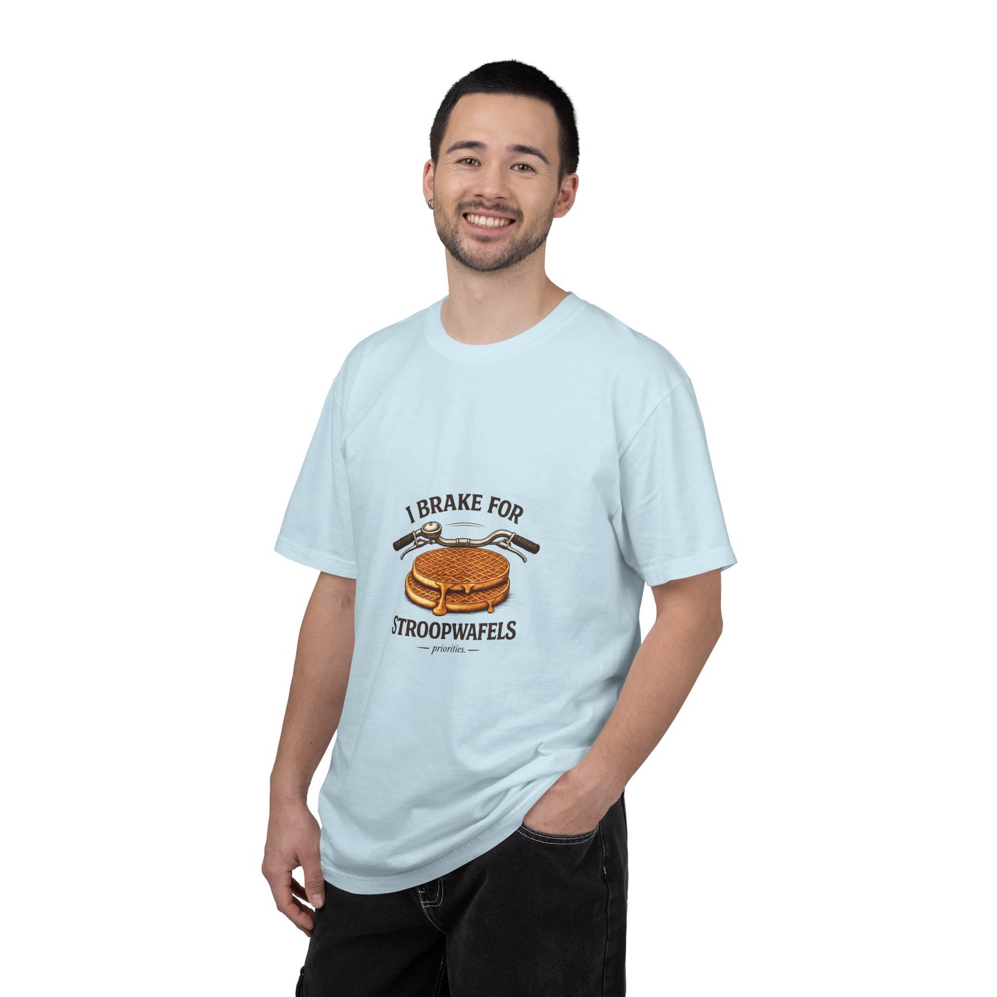 ‘I Brake for Stroopwafels’ Retro Tee